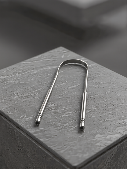 AURA Tongue Scraper — Lifetime Stainless Steel